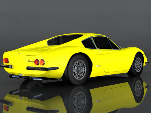 ferrari dino 246 gt 3D 모델