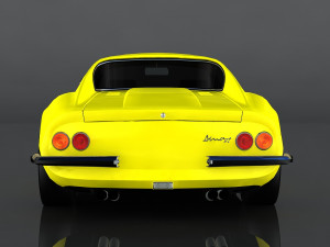 ferrari dino 246 gt 3D 모델