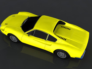 ferrari dino 246 gt 3D 모델