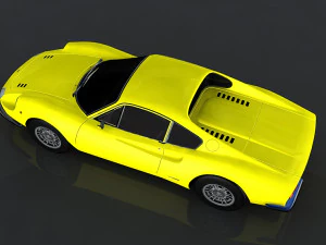 ferrari dino 246 gt 3D Model