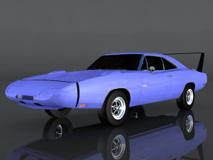dodge charger daytona Modelo 3D