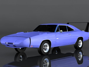 dodge charger daytona 3D Модель