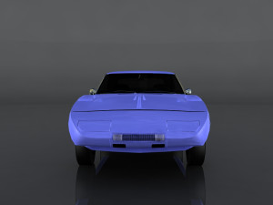 dodge charger daytona 3D Модель