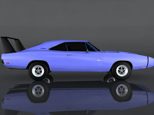 dodge charger daytona 3D Модель