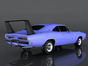dodge charger daytona 3D Модель