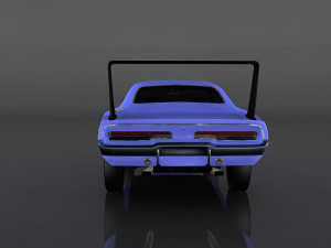 dodge charger daytona 3D Модель