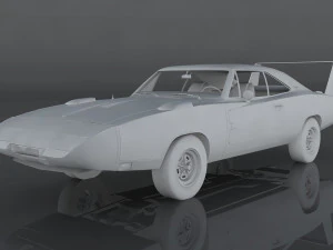 dodge charger daytona 3D Model