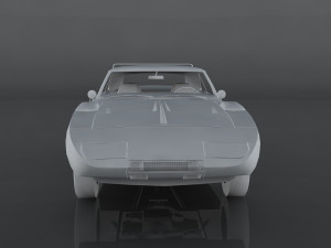 dodge charger daytona 3D Модель