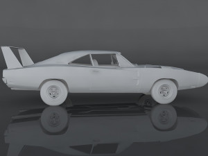 dodge charger daytona 3D Модель