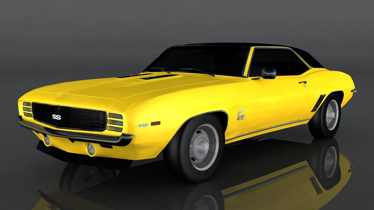 chevrolet camaro ss 3D Model .c4d .max .obj .3ds .fbx .stl .blend 
