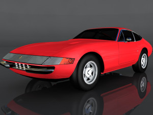 1968 ferrari 365 3D Model