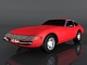 1968 ferrari 365 3D Model