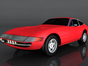 1968 ferrari 365 3D Model