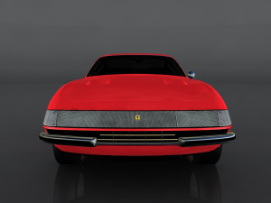1968 ferrari 365 3D Model