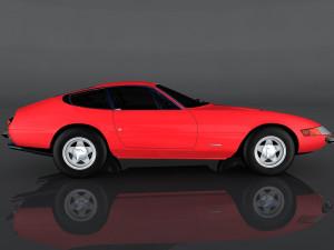 1968 ferrari 365 3D Model