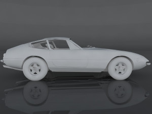 1968 ferrari 365 3D Model