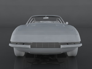 1968 ferrari 365 3D Model