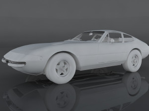 1968 ferrari 365 3D Model