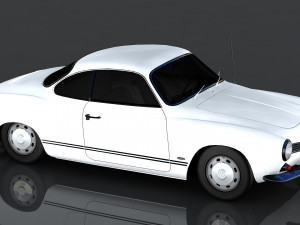 volkswagen karmann ghia 3D Модель