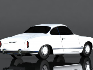 volkswagen karmann ghia 3D Модель