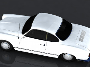 volkswagen karmann ghia 3D Модель