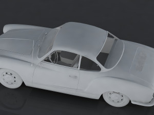 volkswagen karmann ghia 3D Модель