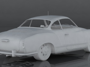 volkswagen karmann ghia 3D Модель