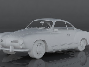 volkswagen karmann ghia 3D Модель