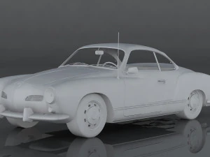 volkswagen karmann ghia 3D Model