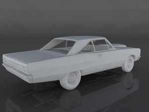 1967 dodge coronet 3D Model