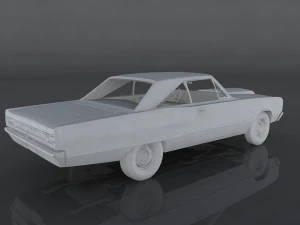 1967 dodge coronet 3D Model
