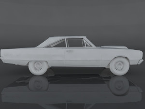 1967 dodge coronet 3D Model