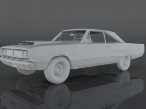 1967 dodge coronet 3D Model