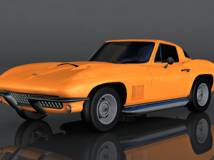 chevrolet corvette sting ray 3Dモデル