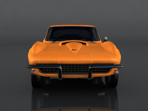 chevrolet corvette sting ray 3D Model