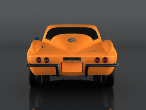chevrolet corvette sting ray 3D Model
