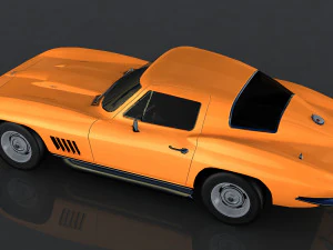 chevrolet corvette sting ray 3D Model