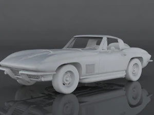 chevrolet corvette sting ray 3D Model