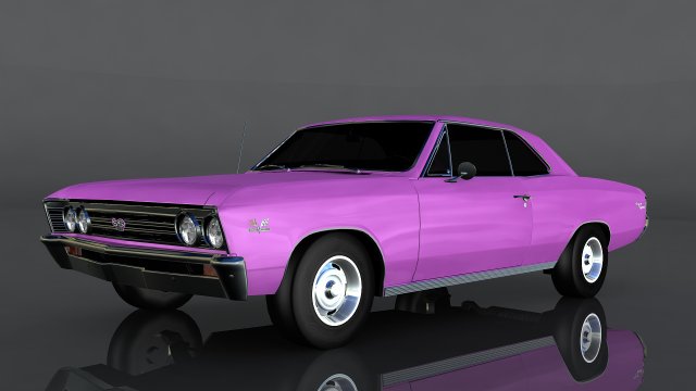 chevrolet chevelle ss 3D-Modell .c4d .max .obj .3ds .fbx .stl .blend 