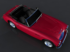 austin-healey 3000 mkiii 3D Модель