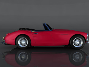 austin-healey 3000 mkiii 3D Модель