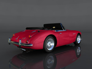 austin-healey 3000 mkiii 3D Модель