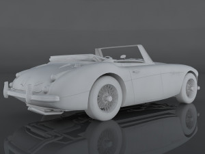 austin-healey 3000 mkiii 3D Модель