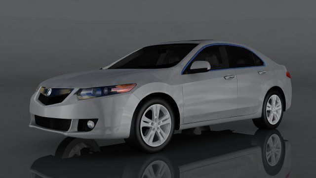 acura tsx Model 3D .c4d .max .obj .3ds .fbx .stl .blend 