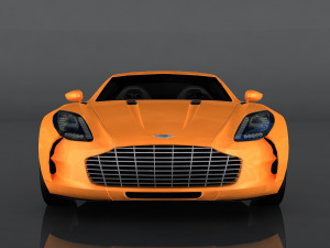 aston martin one-77 Model 3D