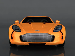aston martin one-77 3D Model