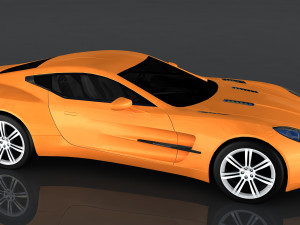 aston martin one-77 Model 3D