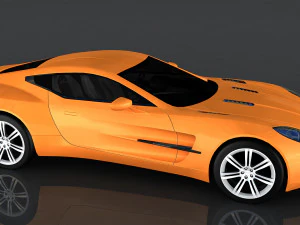 aston martin one-77 3D Model