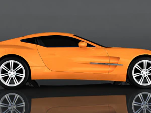 aston martin one-77 3D Model