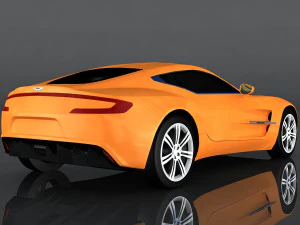 aston martin one-77 3D Model